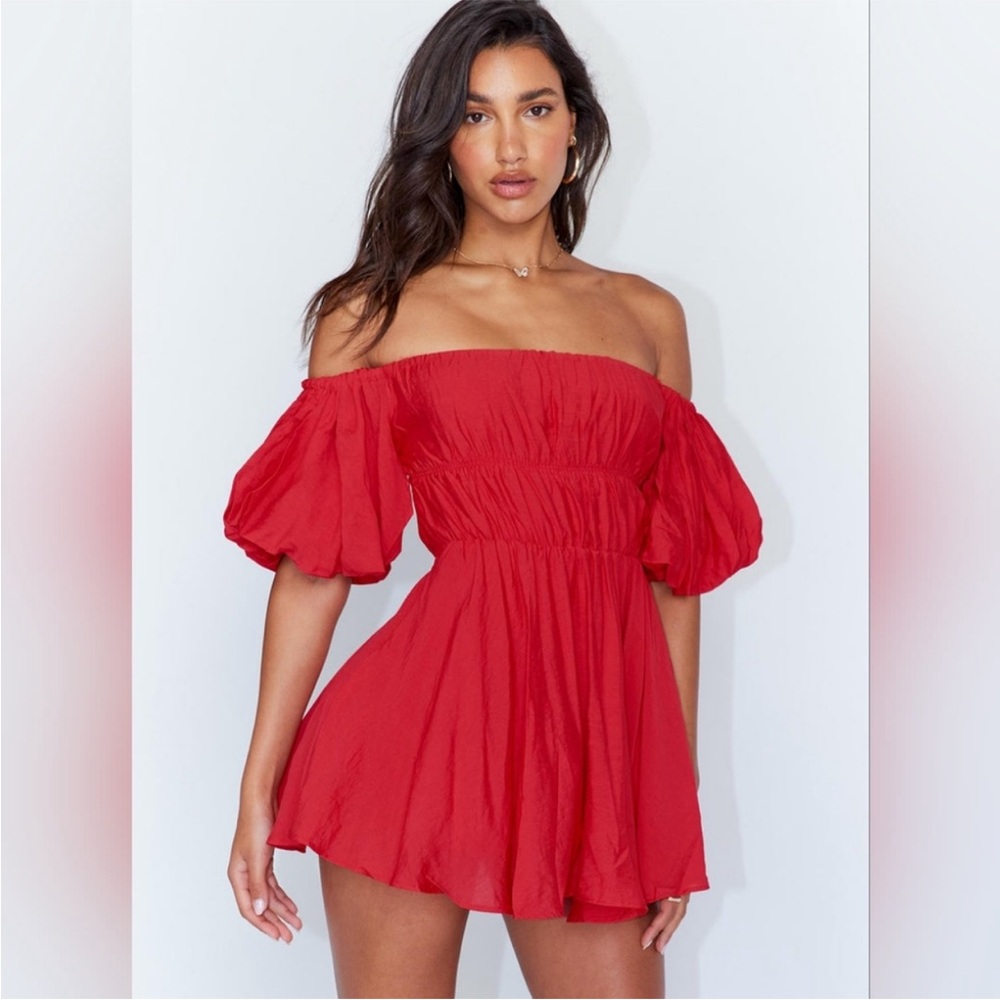 Halton Puff Sleeve Dress